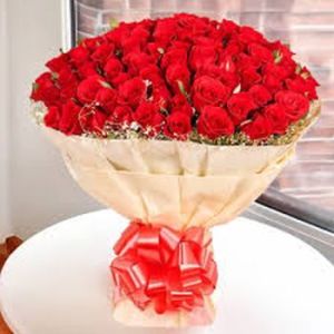 Red Rose Flower Bouquet