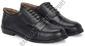 Mens Black Police Oxford Shoes