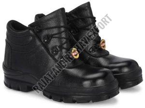 Mens Black PU Sole Safety Shoes