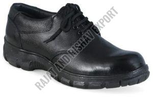Mens PVC Sole Security Guard Safety Shoes