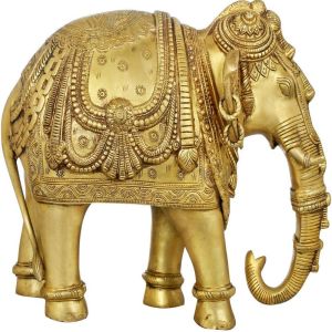Brass Elephant Statue