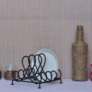Metal Decorative Plate Stand