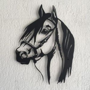 Horse Head Metal Wall Art