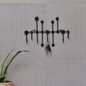 Hanging Type Black Metal Wall Hook