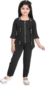 Girls Festive 3 Piece Top Pant Set