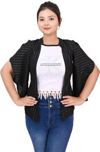 Womens Casual Party Wear Glitter Stripe Flared Sleeve Top