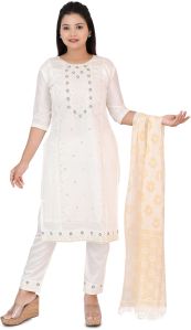 Women's Hand Work Kurta Set with Dupatta