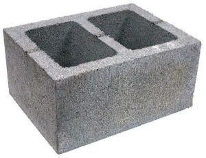 16x8x4 Inch Solid Concrete Block