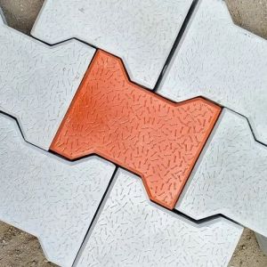 60mm Heavy Duty Cement Interlocking Paver Block