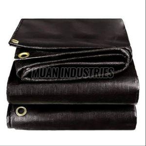 Black PVC Truck Tarpaulin
