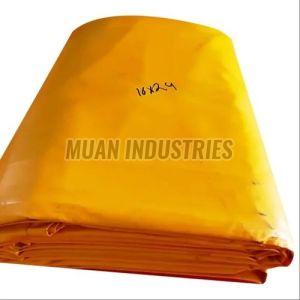 Yellow PVC Truck Tarpaulin
