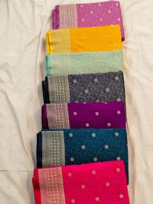 Soft Marshu Silk Saree with Rich Border