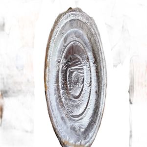 6Inch Silver Foil Paper Snack Plate