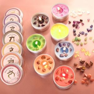 Multicolor 7 Chakra Candles