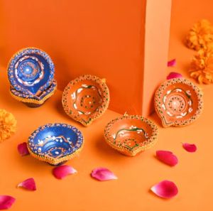 Terracotta Diyas