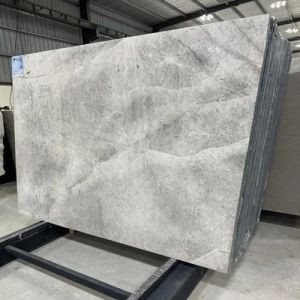 Brushed Grey Marble Slab