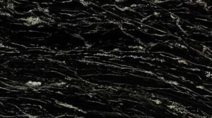 Indian Galaxy Black Granite Slab