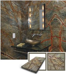 Rainforest Green Marble Slab