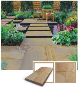 Sandblasted Buff Sandstone Slab