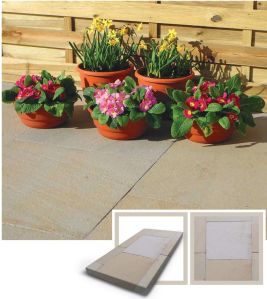 Sandblasted Mint Sandstone Slab