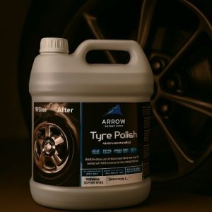5 Ltr Arrow Ultra Advanced White Tyre Polish
