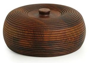 8.3 Inch Wooden Handmade Chapati Box