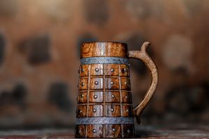 Wooden Antique Beer Mug