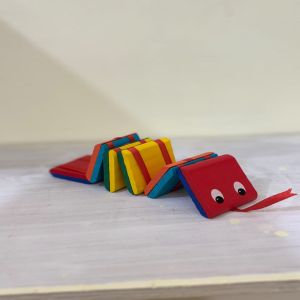 Wooden Segmented Toy Snake