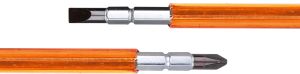Themisto TH-T21 8 Inch CRV Hex Screwdriver with Stripper
