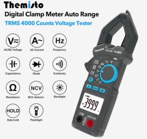 Themisto TH-M88 True RMS Digital Clamp Meter (600A,4000 Counts)