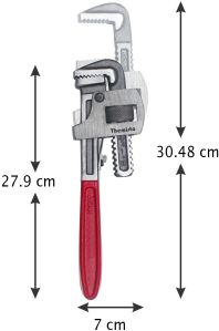 Themisto TH-T25 12 Inch Adjustable Pipe Wrench