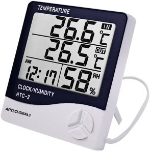 ApTechDeals Digital Hygrometer Thermometer Humidity Meter