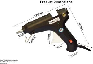 Themisto 40W Anti-Drip Glue Gun With 5 Glue Sticks