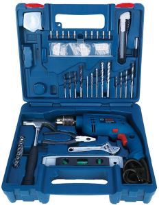 Bosch GSB 500 Re Corded Impact Drill Kit Set OF 100 Pcs