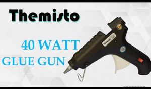 Themisto 40W Anti-Drip Glue Gun With 5 Glue Sticks