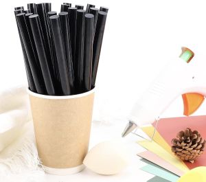Themisto 11mm Black Hot Melt Glue Stick Pack OF 10 Pcs