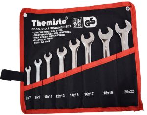 Themisto TH-T18 Elliptical Spanner Set OF 8 Pcs