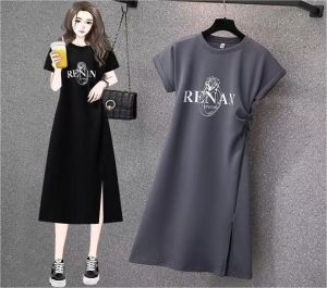 Ladies Half Sleeves T Shirt Dress