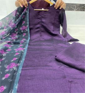 Ladies Vichitra Blooming Kurti Set