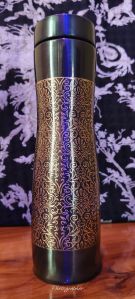 1000ml Copper Leak Proof Hammered Bottle