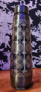 Leak Proof Printed Pure Copper Water Bottle
