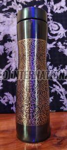 1000ml Copper Leak Proof Hammered Bottle