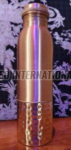 1000ml Hammered Pure Copper Water Bottle