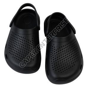 Black Daily Wear Unisex Clogs