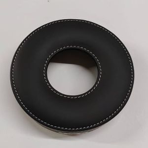 Honda Black PU Leather Round Tissue Box