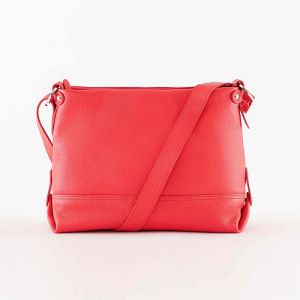 Ladies Red Leather Sling Bag