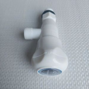 White PVC Angle Valve