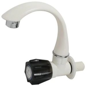 15mm PVC Swan Neck Sink Cock