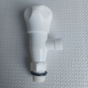 White PVC Angle Valve