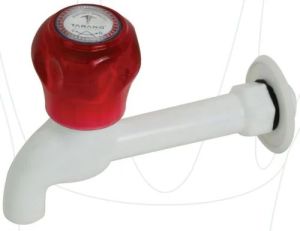 Red PVC Long Body Bib Cock